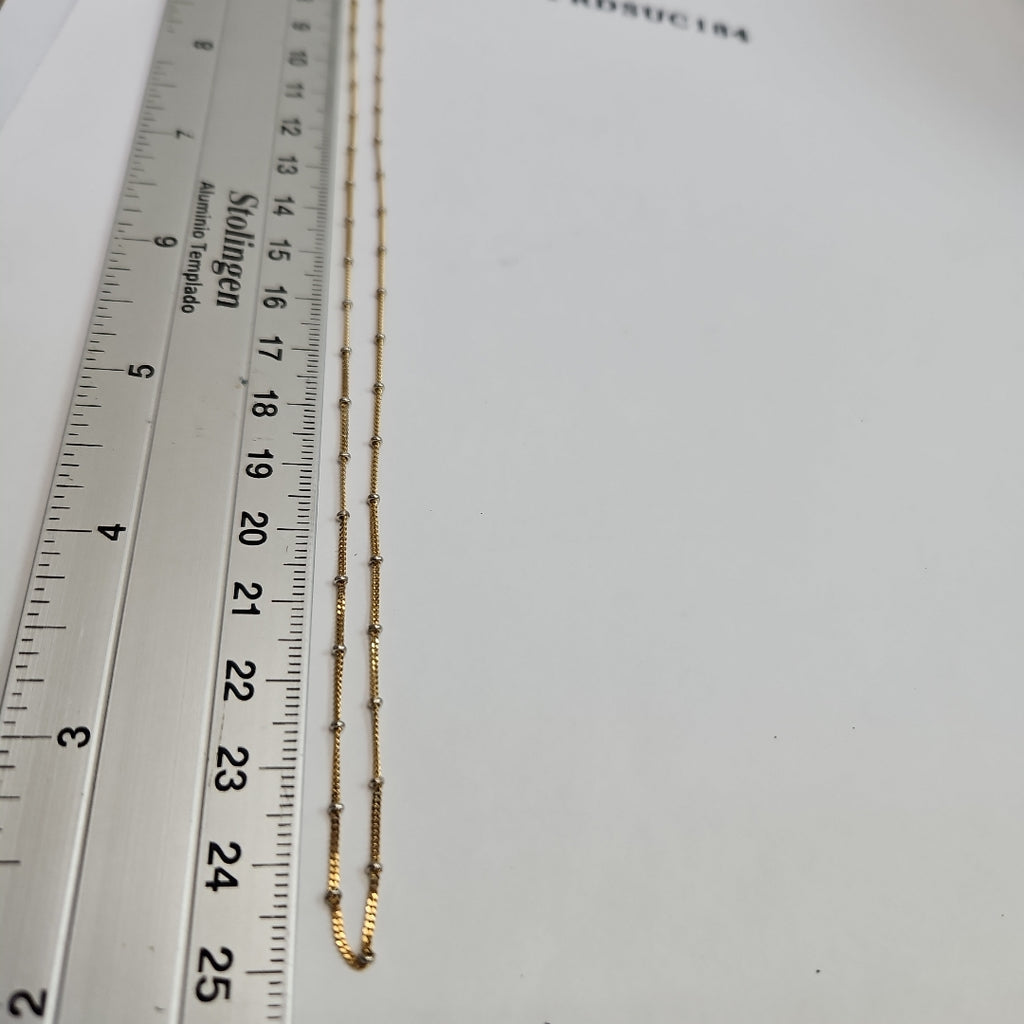 CADENA ORO 14 K 2,90 GRMS (SEMINUEVO)