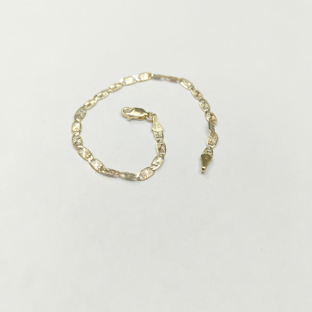 PULSERA GUCHI 14K 18 CM 3 GR (NUEVO)