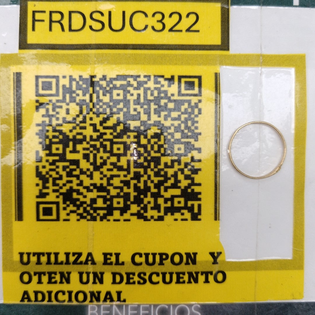 ARGOLLA ORO 14 K 0.5 GRMS (SEMINUEVO)