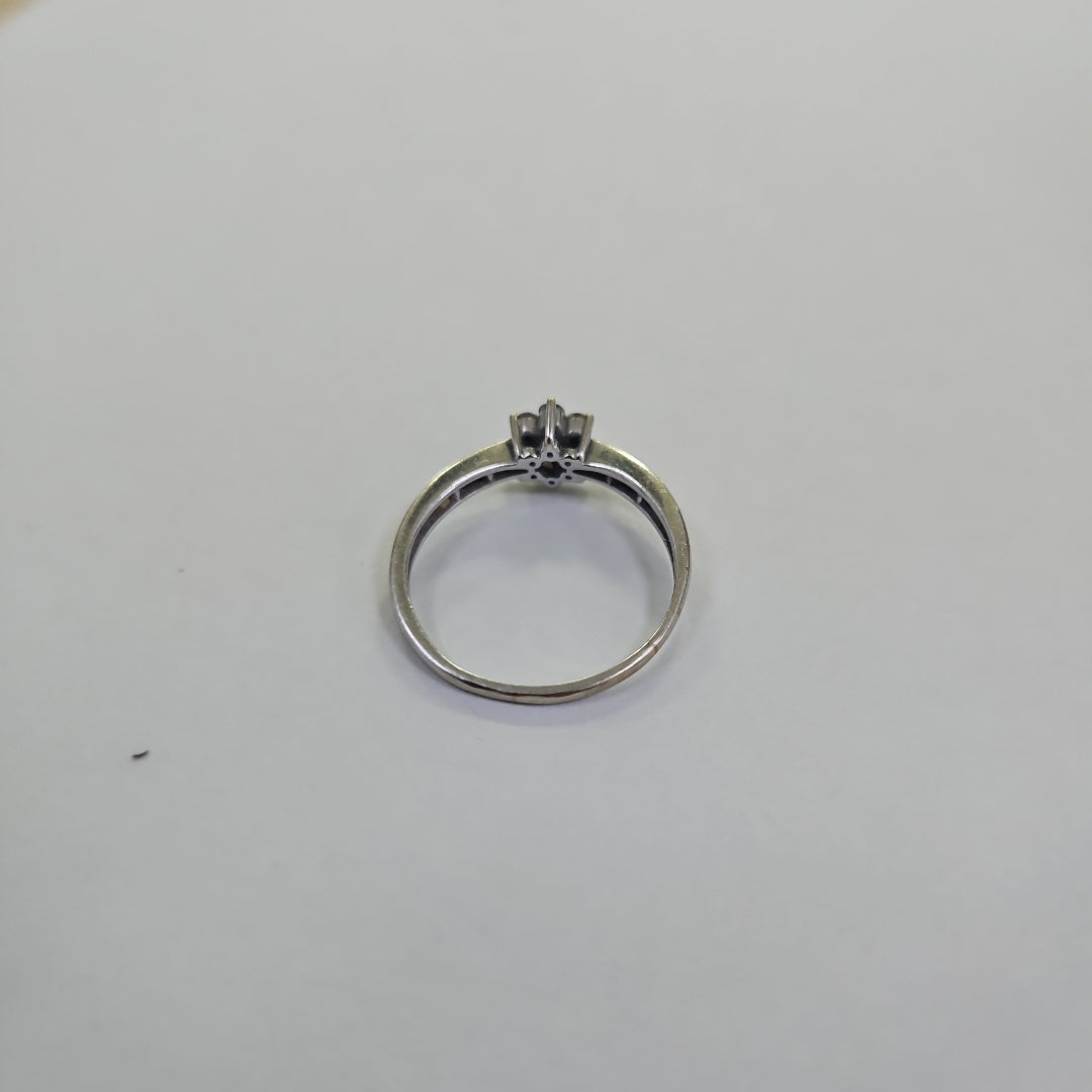 ANILLITO ORO, ORO BLANCO 14 K 1.9 GRMS (SEMINUEVO)