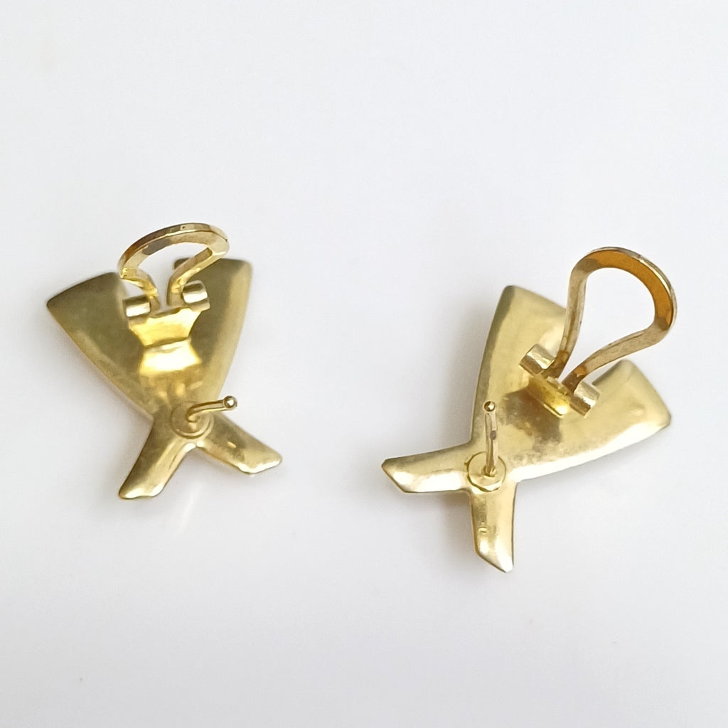 BROQUELES PAR ORO 14 K 4.8 GRMS (SEMINUEVO)