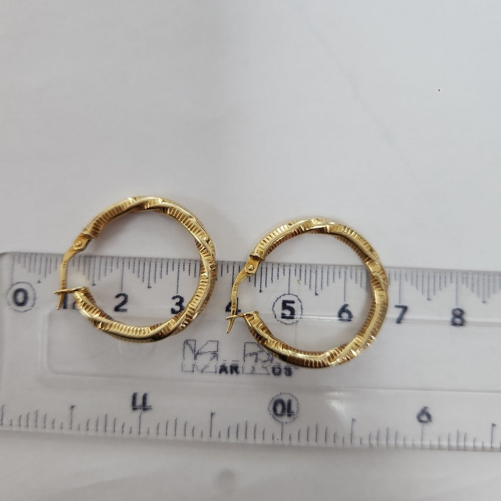 ARRACADAS PAR ORO 14 K 2,00 GRMS (SEMINUEVO)