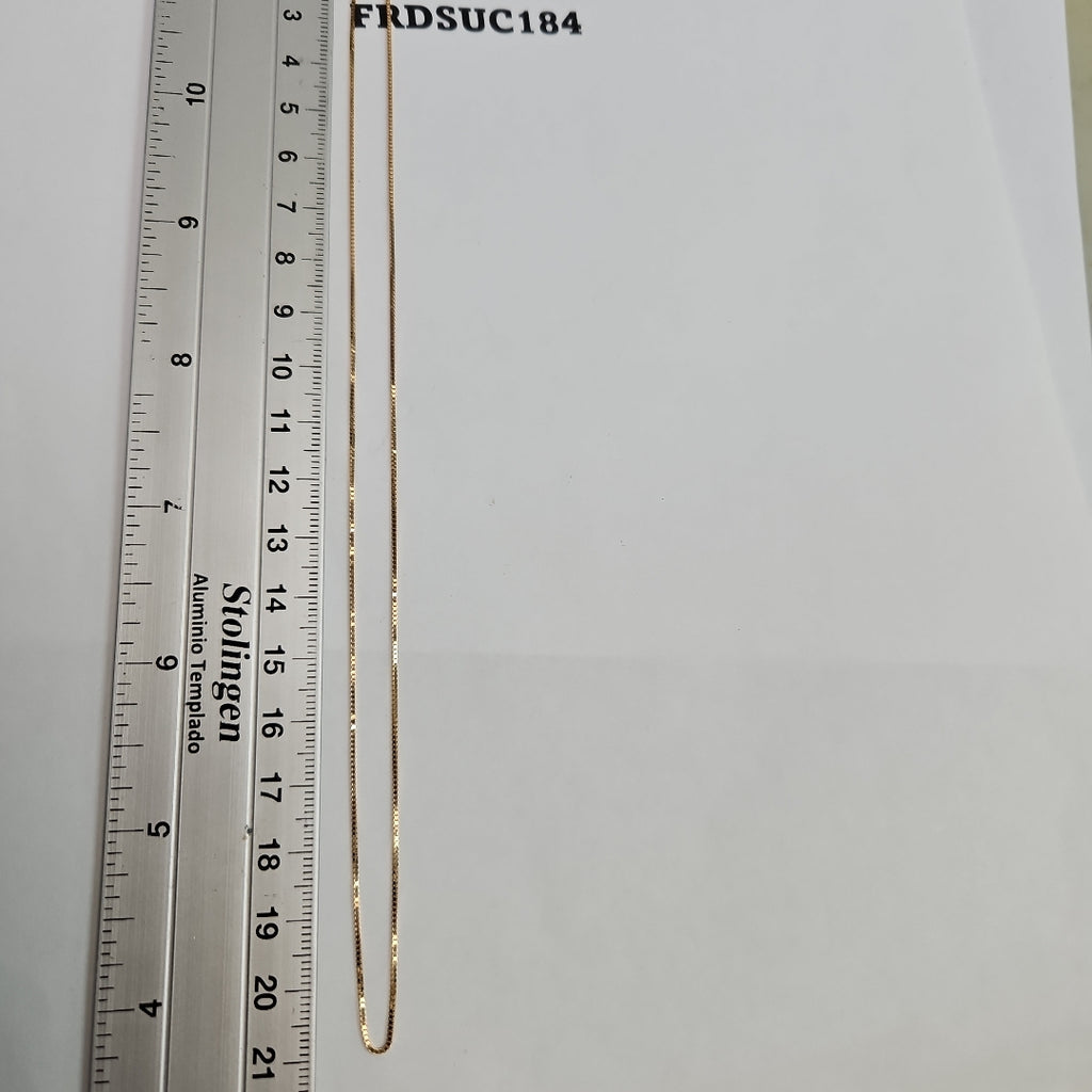 CADENA ORO 14 K 2,00 GRMS (SEMINUEVO)