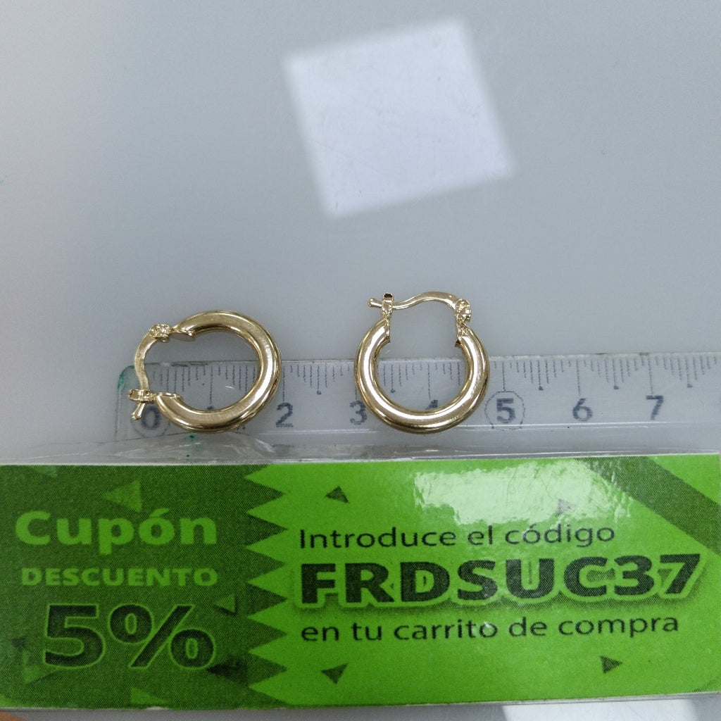 ARETES ARRACADAS 14K 1.5 GR (NUEVO)
