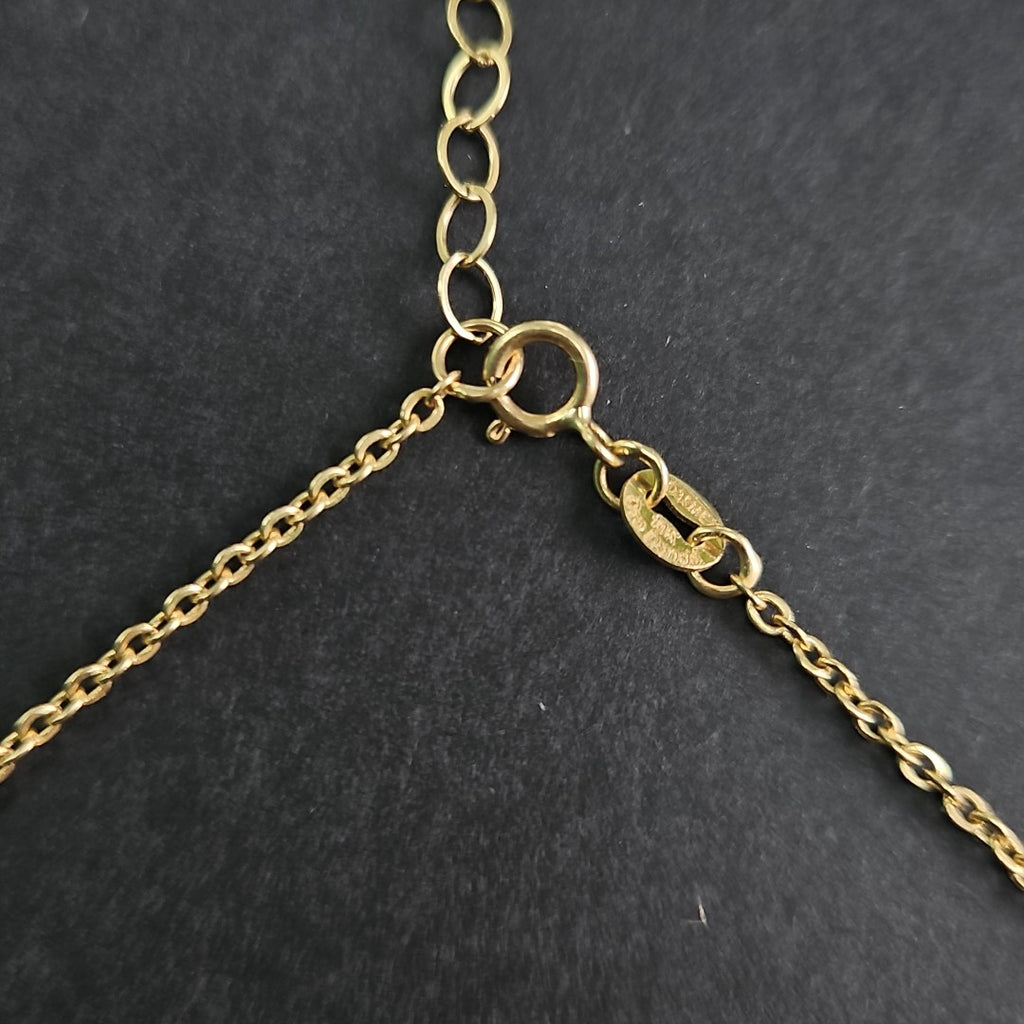 PULSERA ESPECIAL CON DIJES DELFINES 10K 18 CM 1.9 GR (NUEVO)