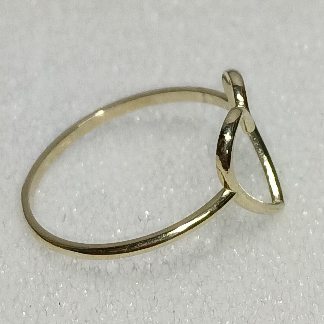 ANILLOS ANILLITO FIG CORAZON 10K TALLA 7 0.8 GR (NUEVO)