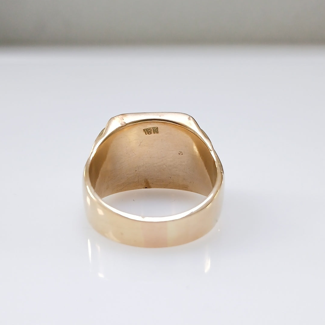ANILLO CONMEMORATIVO ORO 14 K 20.9 GRMS (SEMINUEVO)