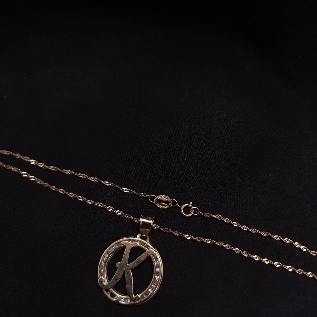CADENA, DIJE ORO 10 K 2 GRMS (SEMINUEVO)