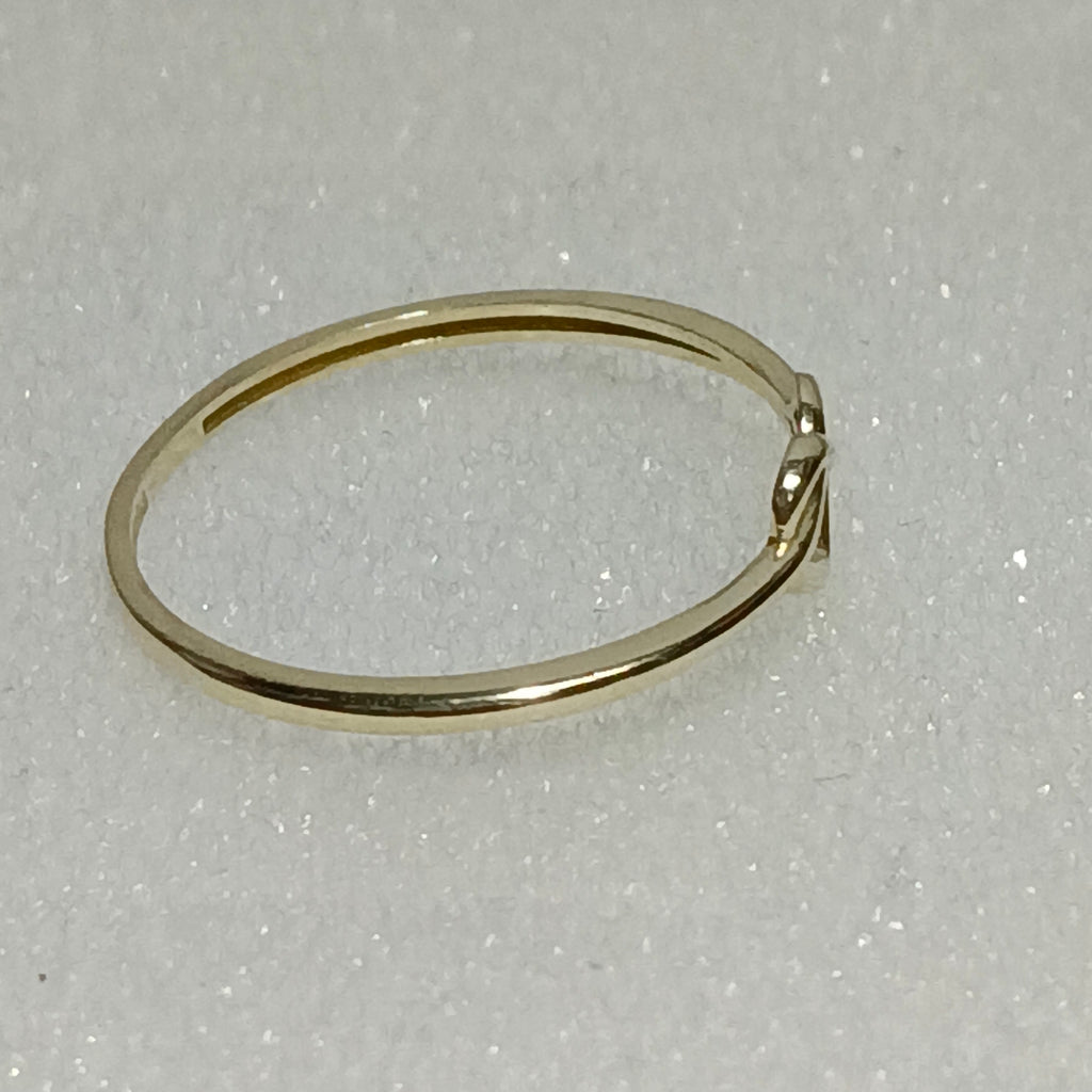 ANILLOS ANILLITO FIG CORAZON 10K TALLA 8 0.9 GR (NUEVO)