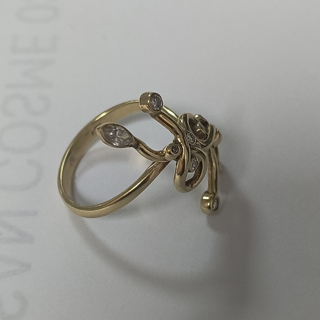 ANILLO ORO 14 K 4.1 GRMS (SEMINUEVO)