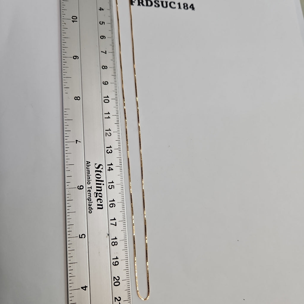 CADENA ORO 14 K 2,00 GRMS (SEMINUEVO)