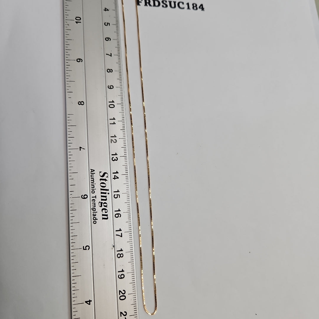 CADENA ORO 14 K 2,00 GRMS (SEMINUEVO)