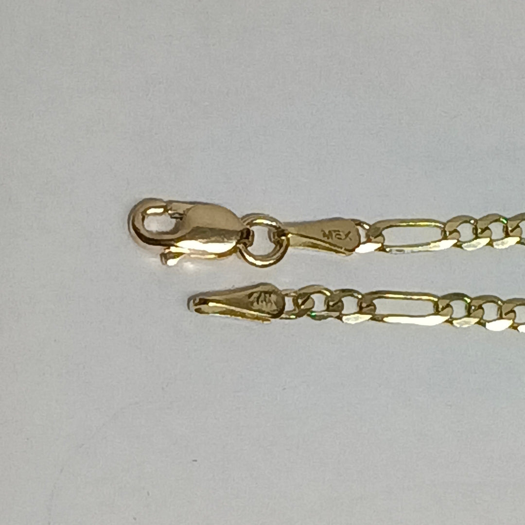 CADENA 3X1 14K 55 CM 4.9 GR (NUEVO)
