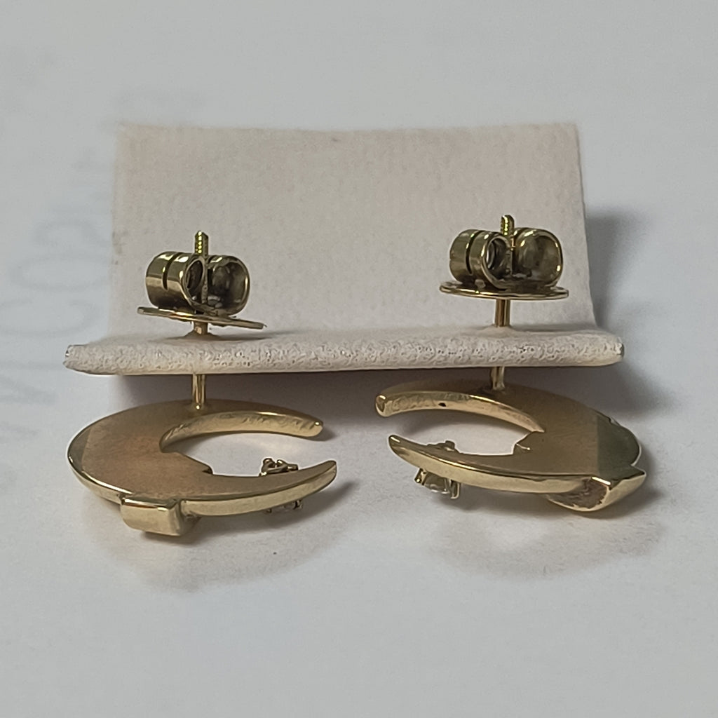 ARETES PAR ORO 14 K 6 GRMS (SEMINUEVO)