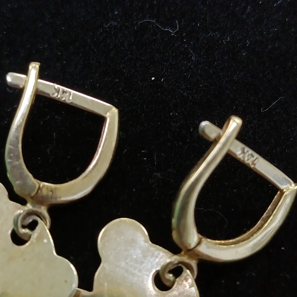 ARETES PAR ORO 14 K 4,40 GRMS (SEMINUEVO)