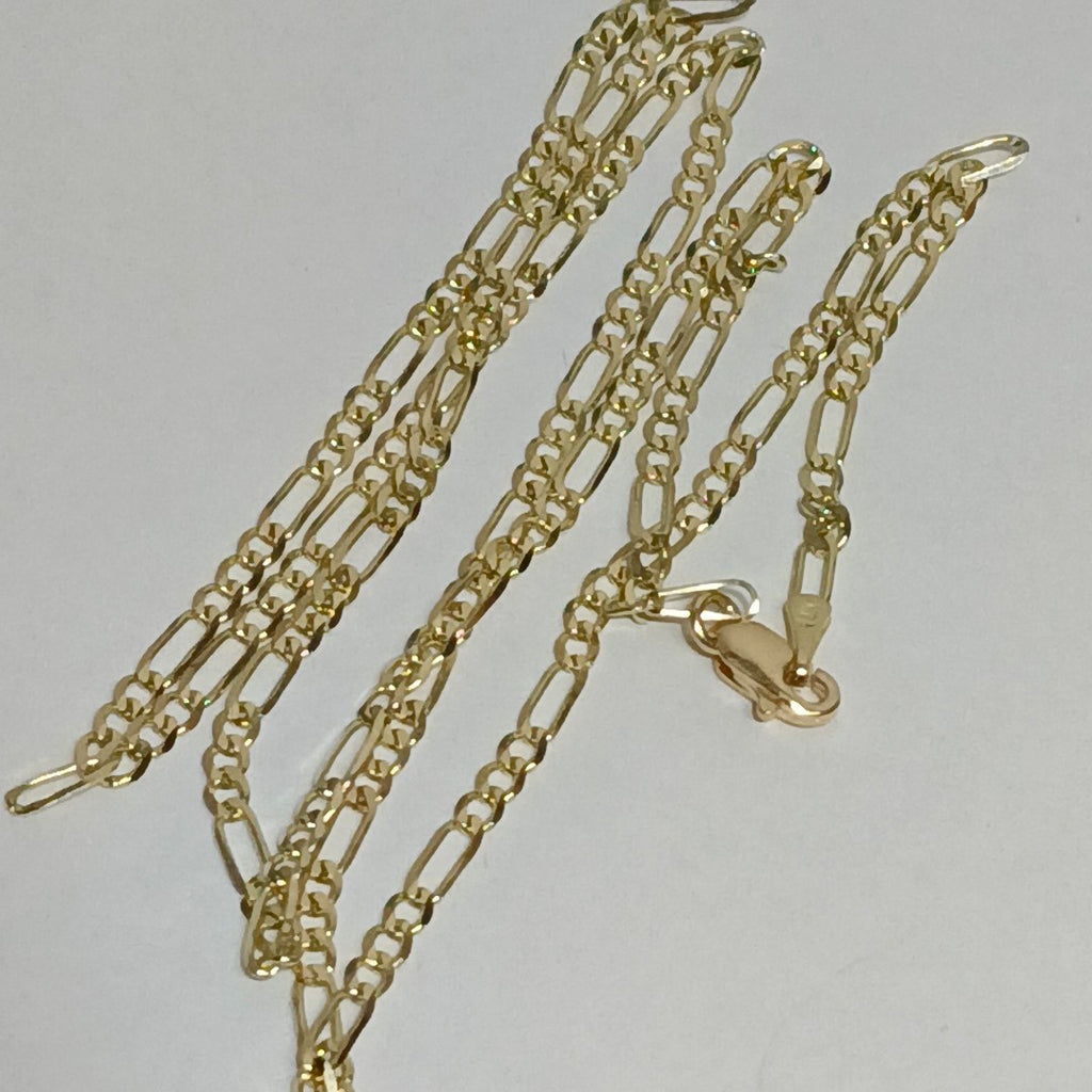 CADENA 3X1 14K 55 CM 5 GR (NUEVO)