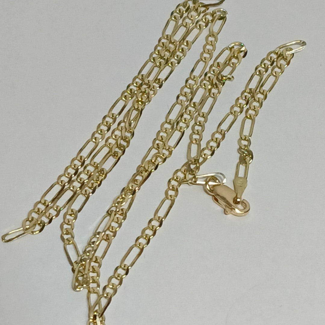 CADENA 3X1 14K 55 CM 5 GR (NUEVO)