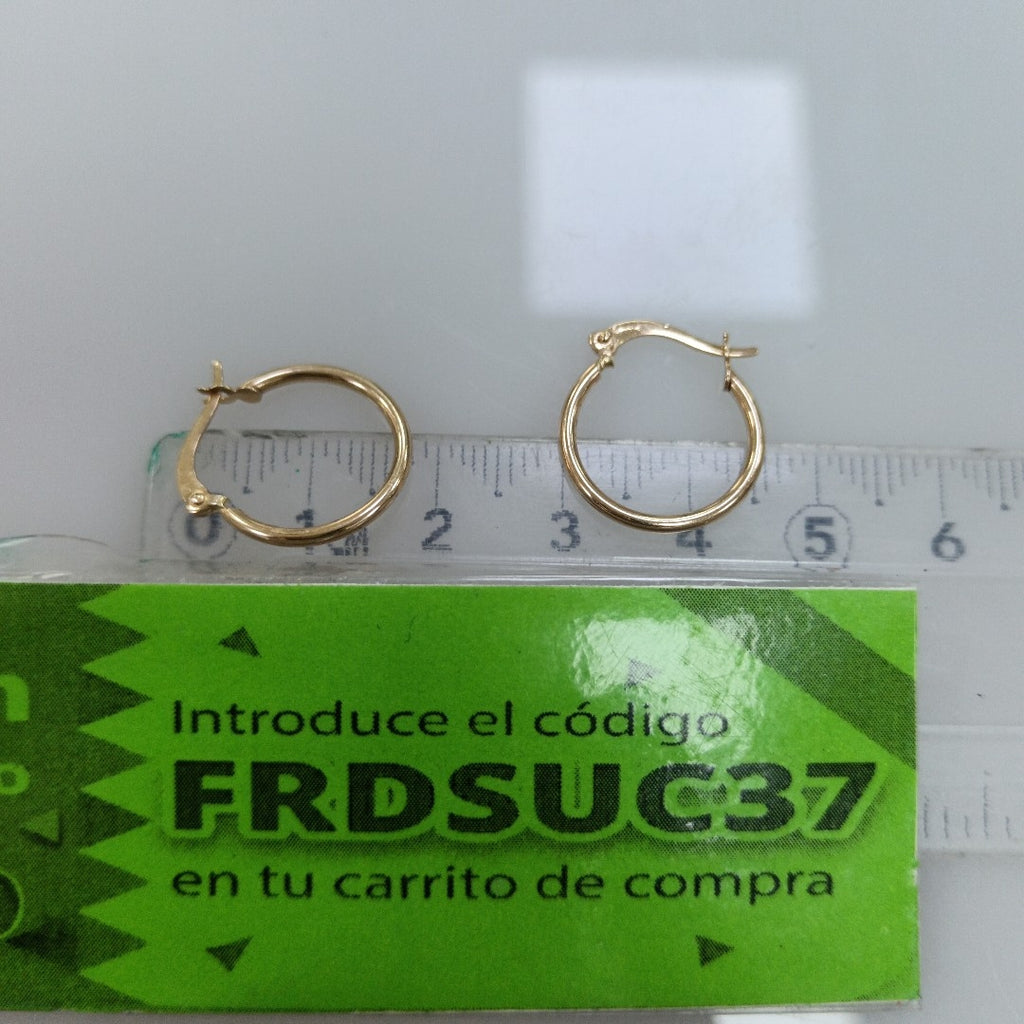 ARETES ARRACADAS 14K 1.2 GR (NUEVO)