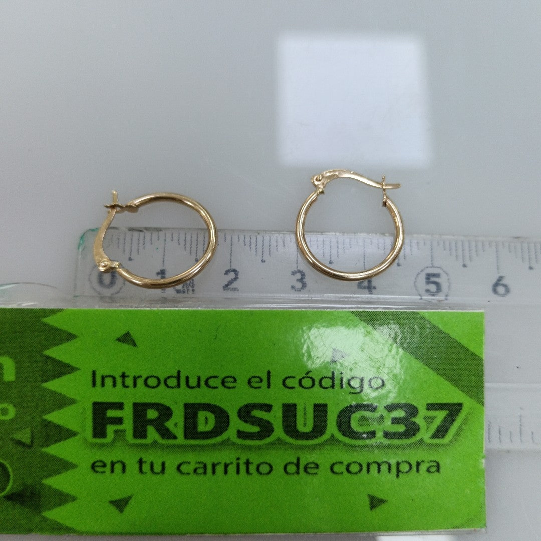 ARETES ARRACADAS 14K 1.2 GR (NUEVO)
