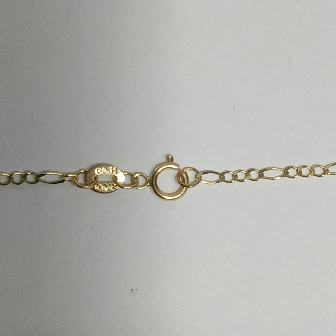 CADENAS TEJIDO 3X1 ORO 10K 55 CM 2.2 GR (NUEVO)