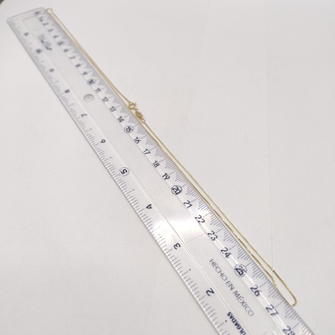 CADENA VENECIANO 14K 55 CM 1.8 GR (NUEVO)