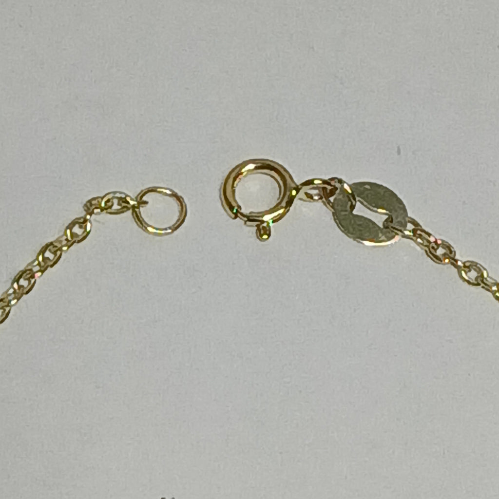 PULSERA ESPECIAL CON DIJES ELEFANTES 10K 18 CM 2.1 GR (NUEVO)