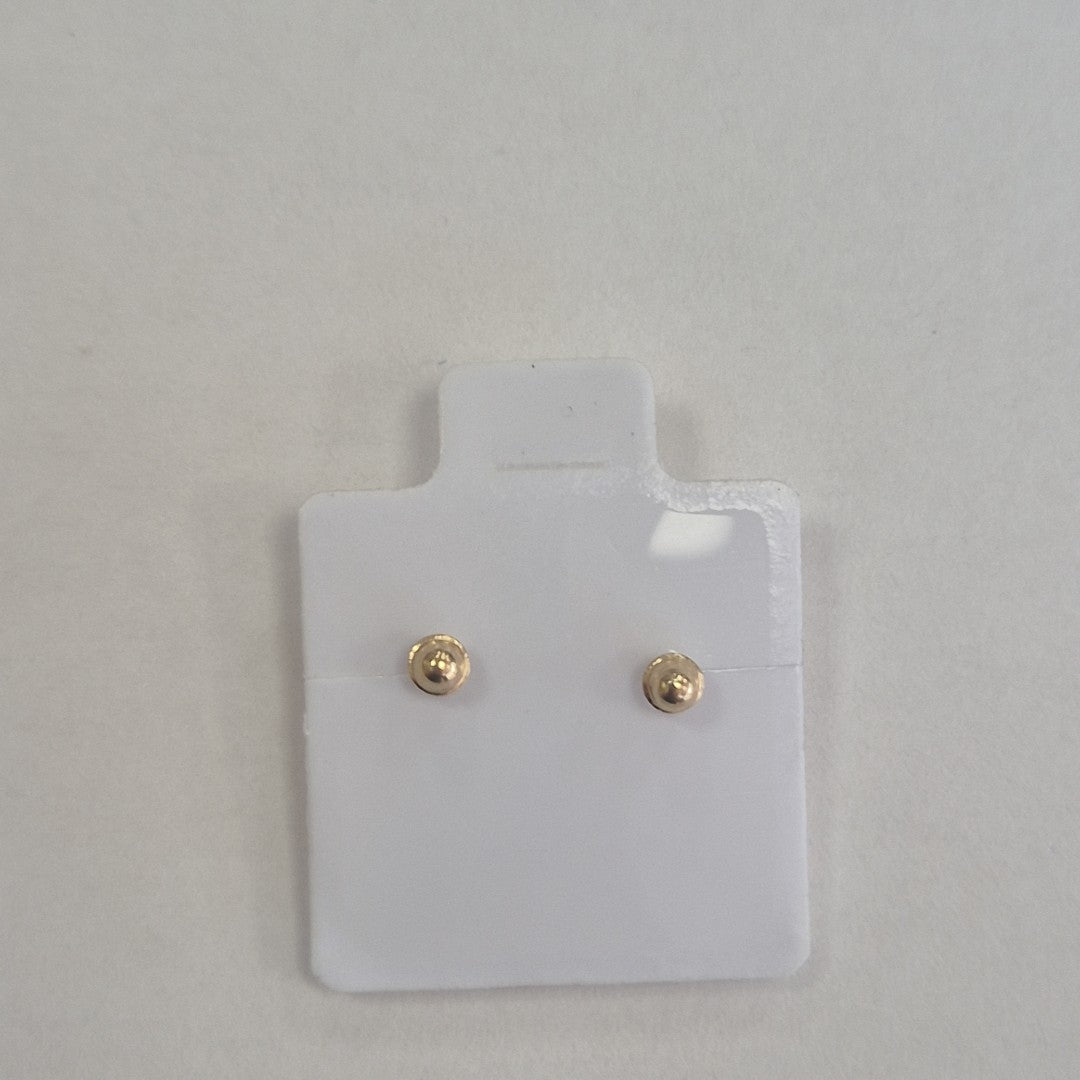 BROQUELES BROQUEL FIG BOTON C CIRCONIA 14K 0.2916 GR (NUEVO)