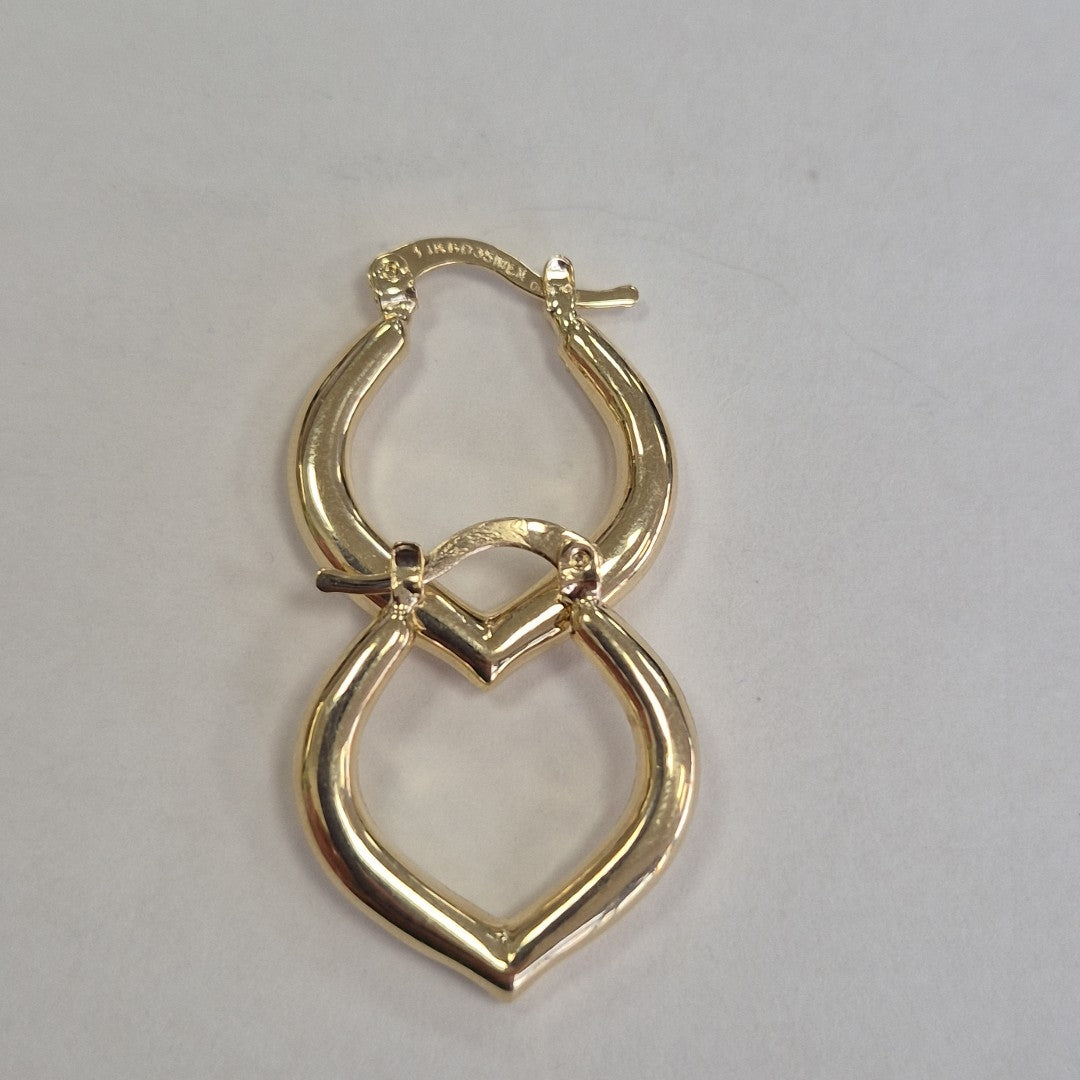 ARETES ARRACADAS 14K 2 GR (NUEVO)