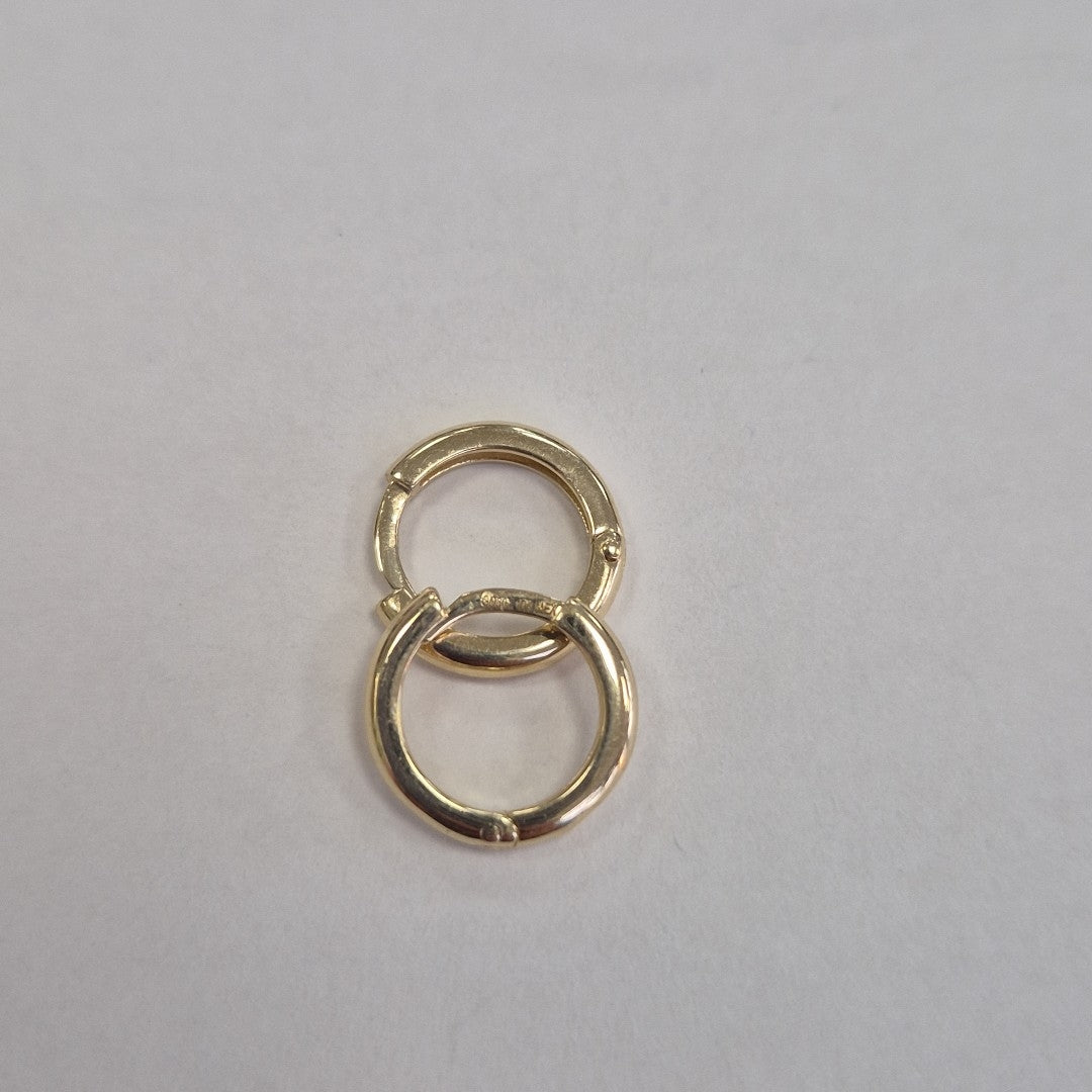 ARETES ARRACADAS LISAS 10K 1.3 GR (NUEVO)