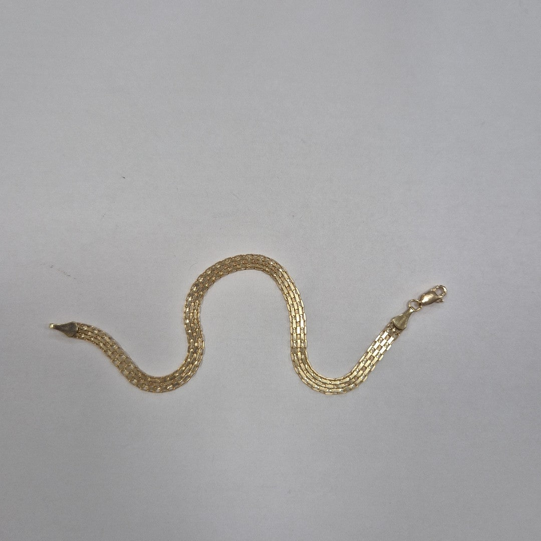 PULSERA ESPECIAL 10K 21 CM 4.4 GR (NUEVO)