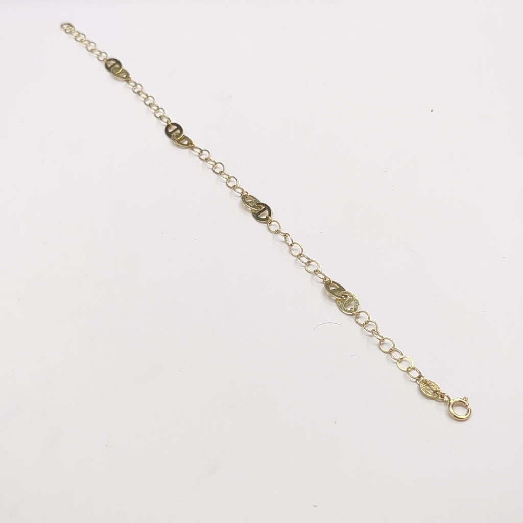 PULSERA ESPECIAL 14K 18 CM 1.5 GR (NUEVO)