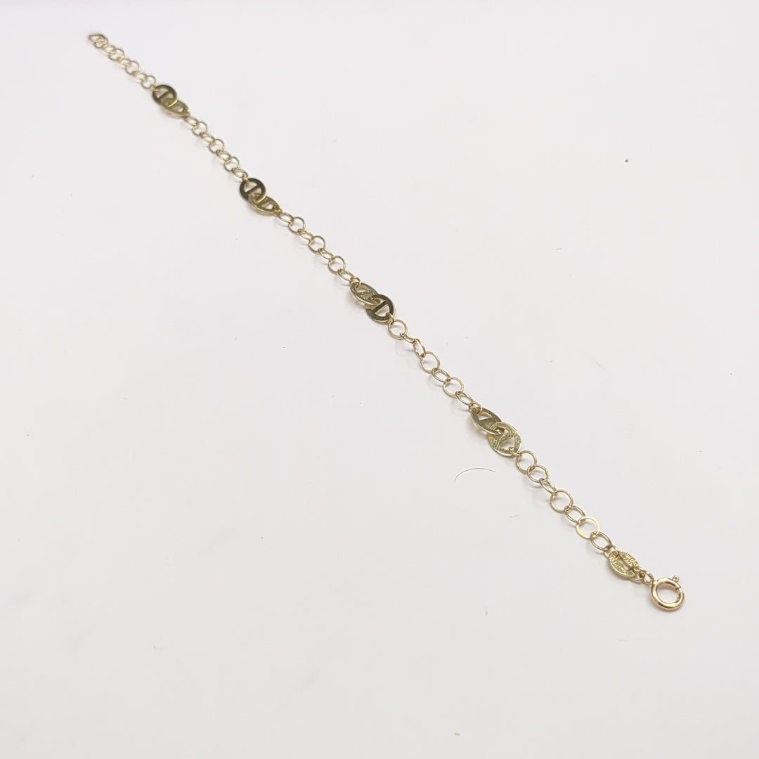 PULSERA ESPECIAL 14K 18 CM 1.5 GR (NUEVO)