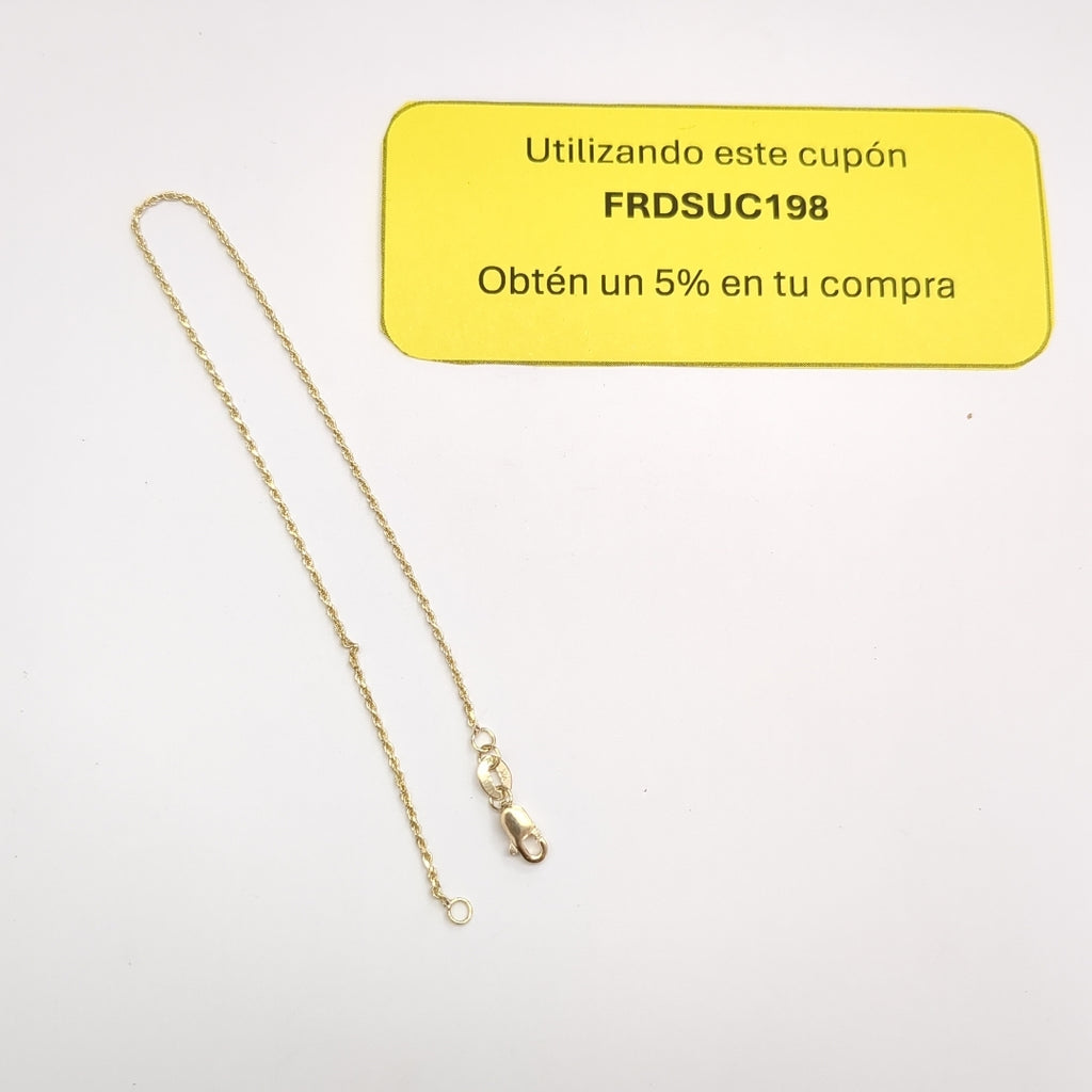 PULSERA TORZAL 14K 21 CM 1.4 GR (NUEVO)