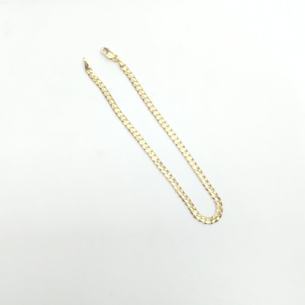 PULSERA BARBADA 14K 21 CM 3.8 GR (NUEVO)