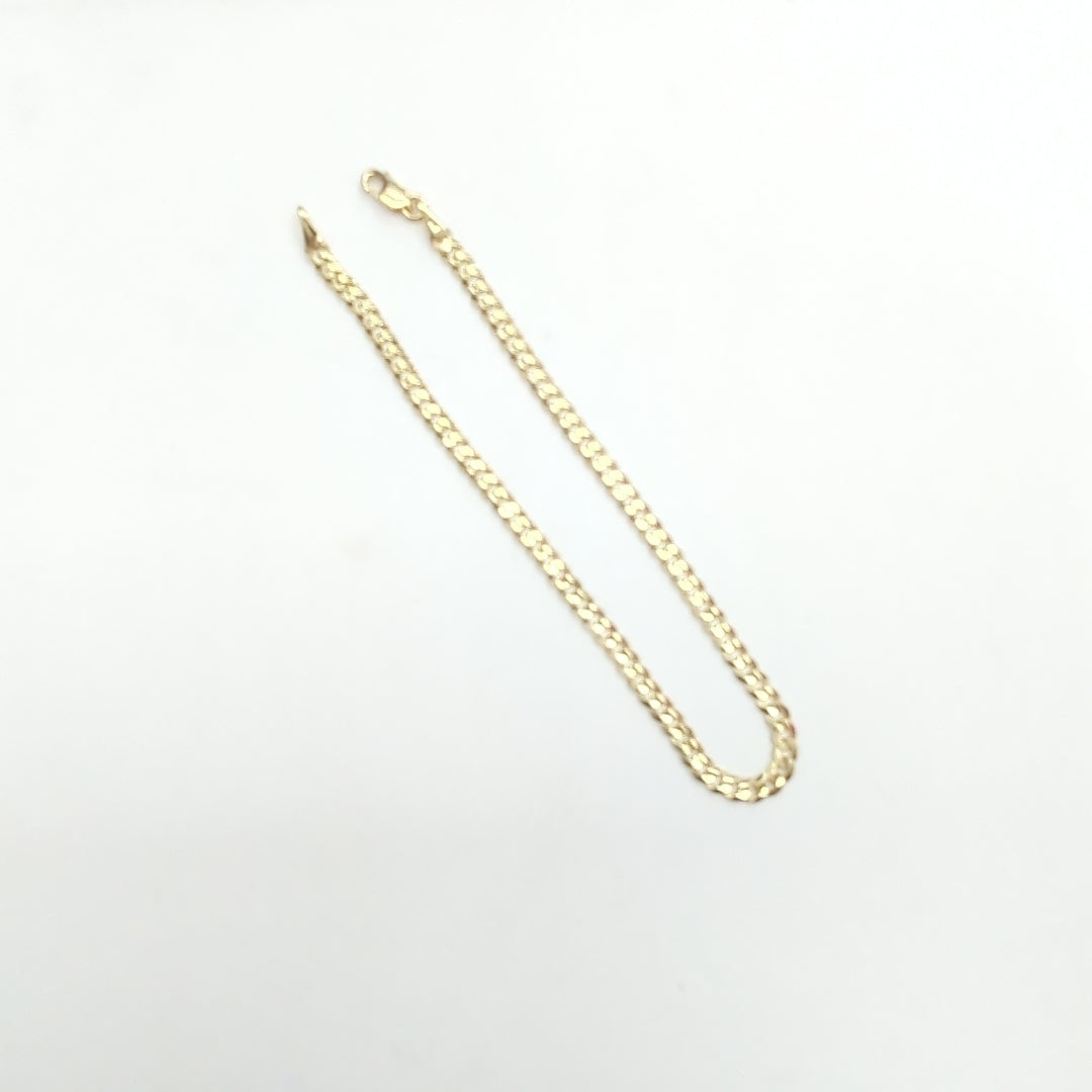 PULSERA BARBADA 14K 21 CM 3.8 GR (NUEVO)
