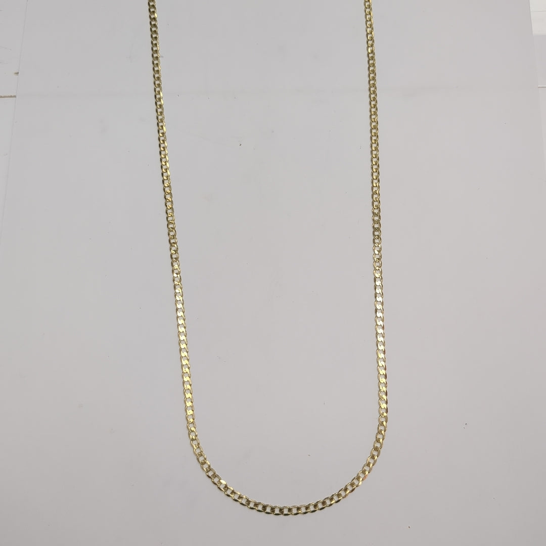 CADENA TEJIDO BARBADA 14K 55 CM 8.3 GR (NUEVO)