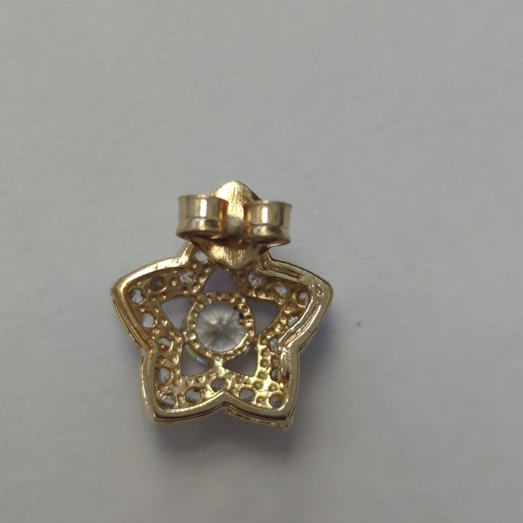 ARETES PAR ORO 10 K 3.3 GRMS (SEMINUEVO)