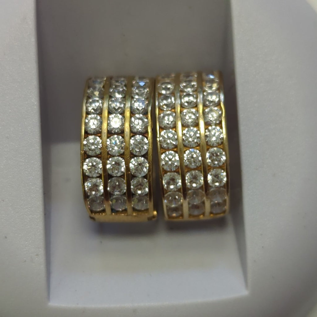 ARRACADAS PAR ORO 10 K 3.2 GRMS (SEMINUEVO)