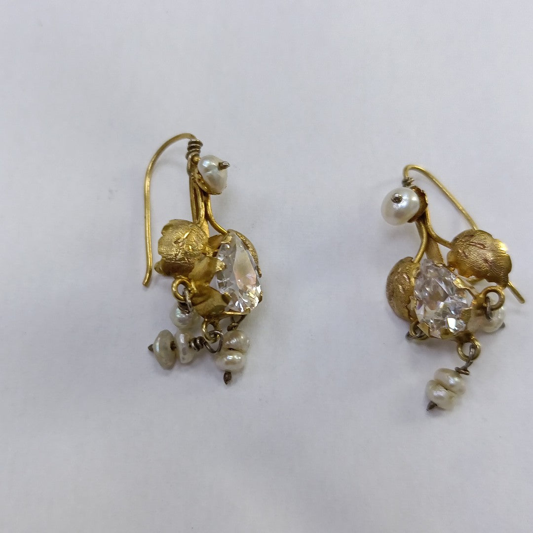 ARETES PAR ORO 10 K 5.4 GRMS (SEMINUEVO)
