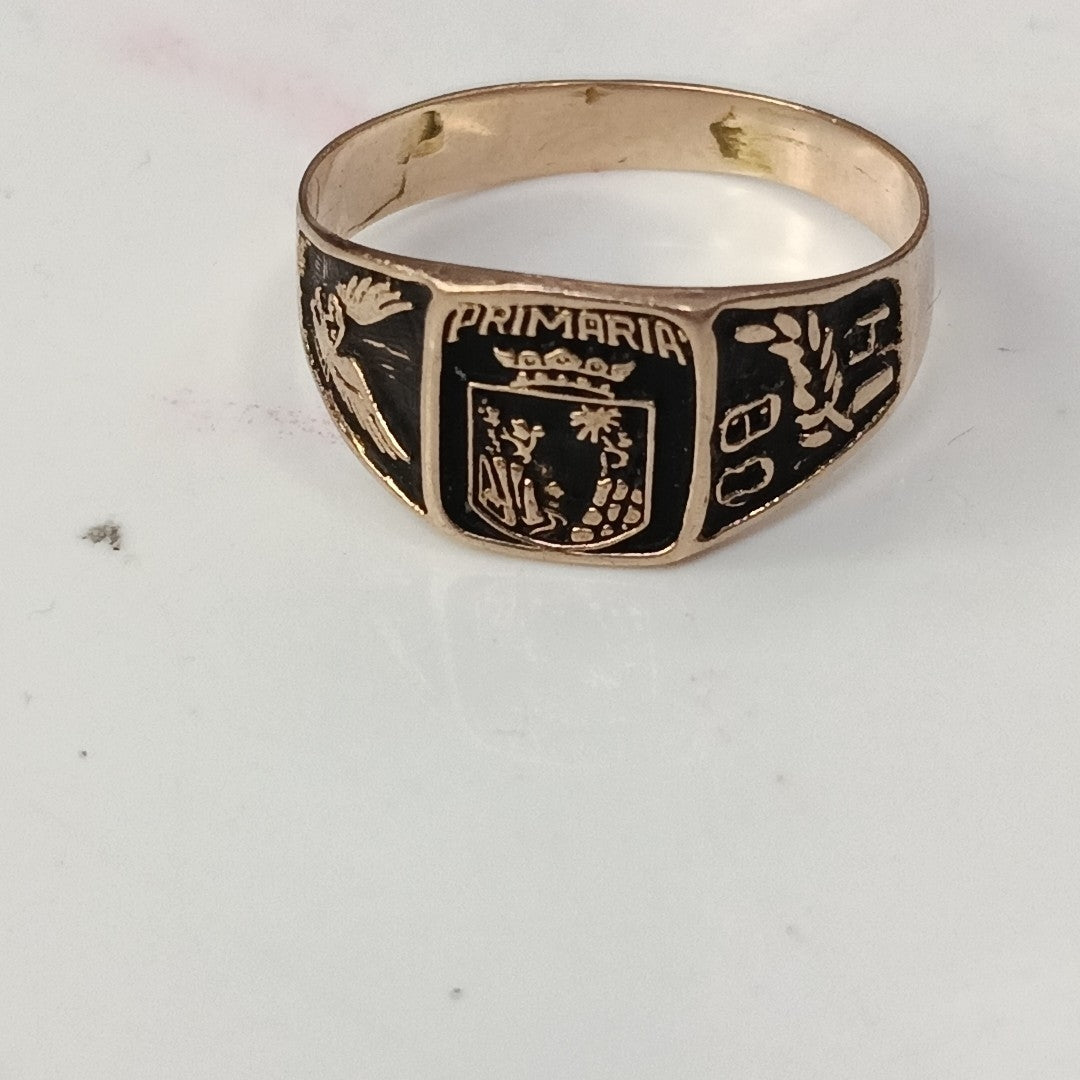ANILLO DE GRADUACIÓN ORO 8 K 1,90 GRMS (SEMINUEVO)