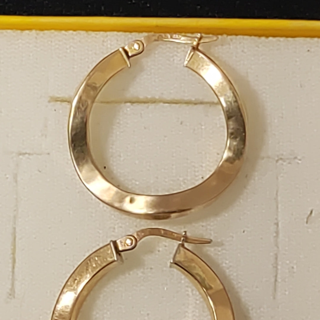 ARRACADAS PAR ORO 14 K 4.3 GRMS (SEMINUEVO)