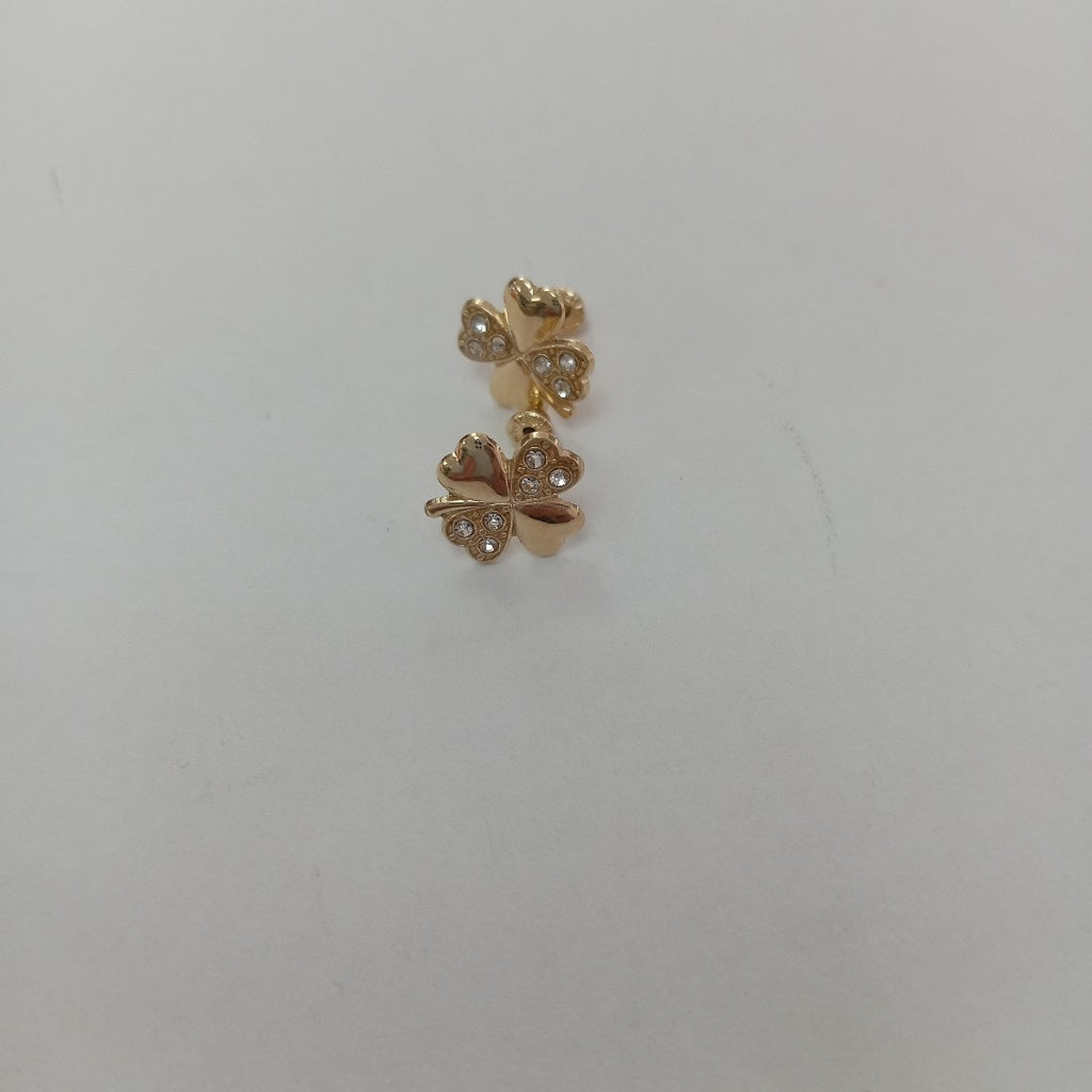 BROQUELES BROQUEL FIG TREBOL 14K 0.2851 GR (NUEVO)