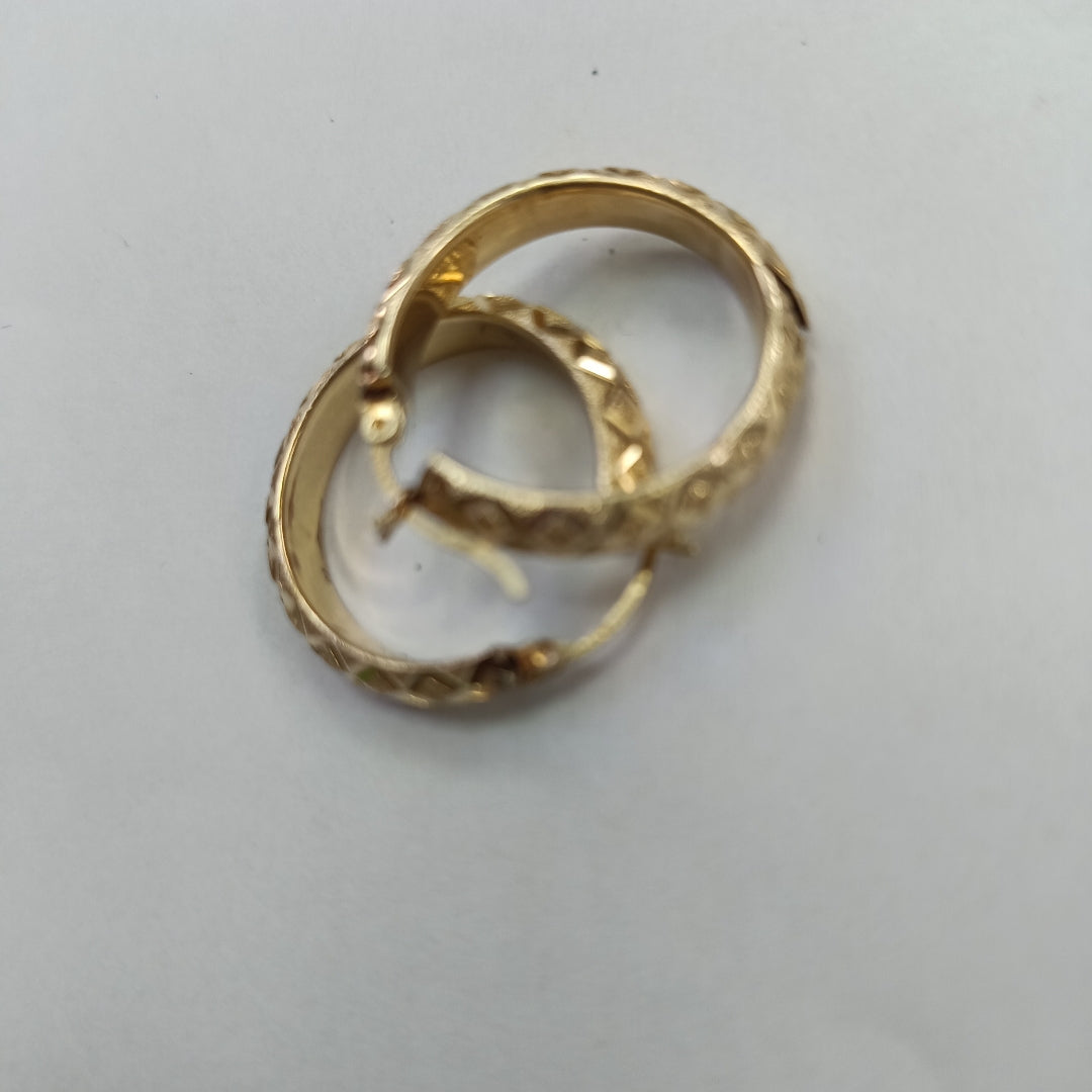 ARRACADAS PAR ORO 14 K 4,00 GRMS (SEMINUEVO)