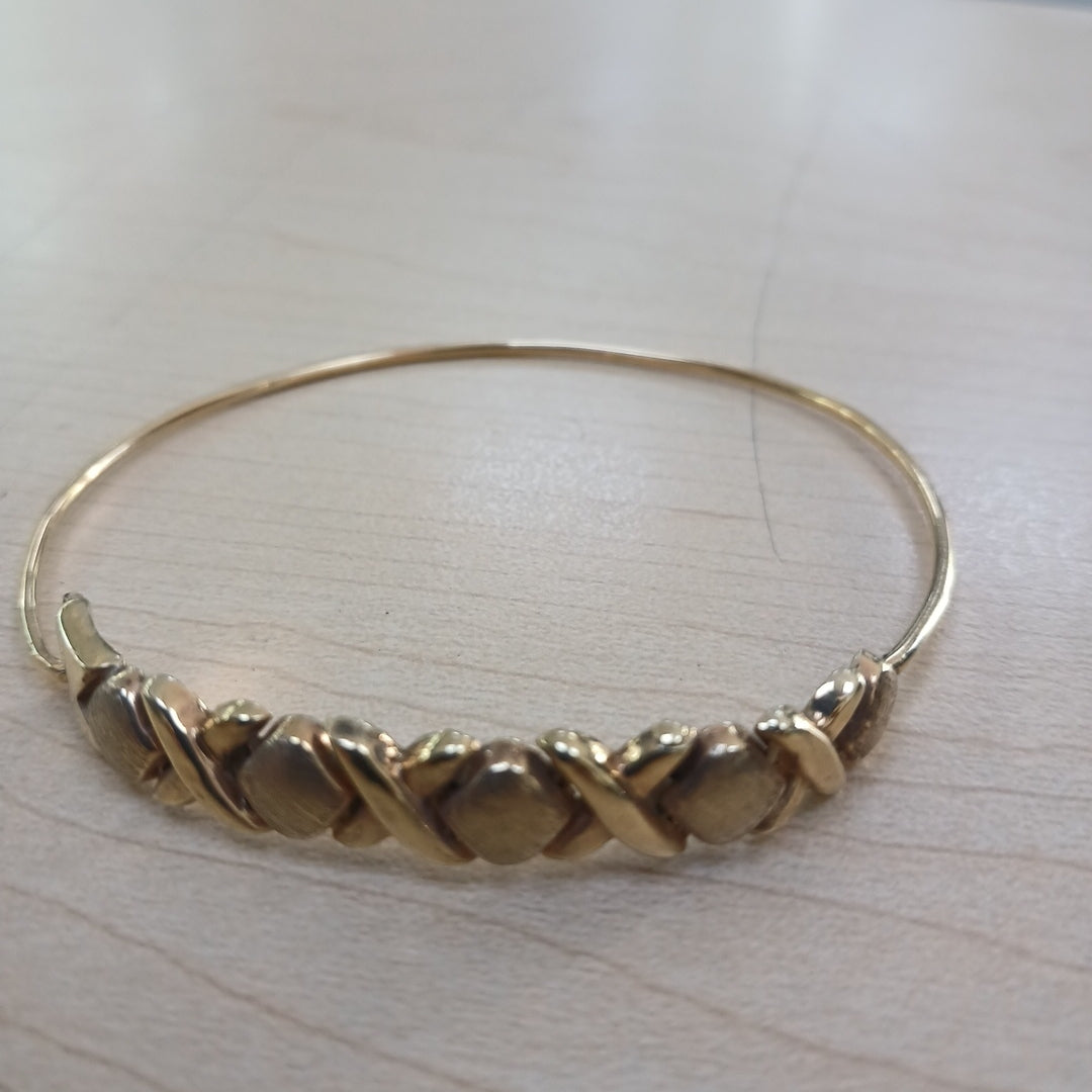 PULSERA RIGIDA ORO 14 K 7,40 GRMS (SEMINUEVO)