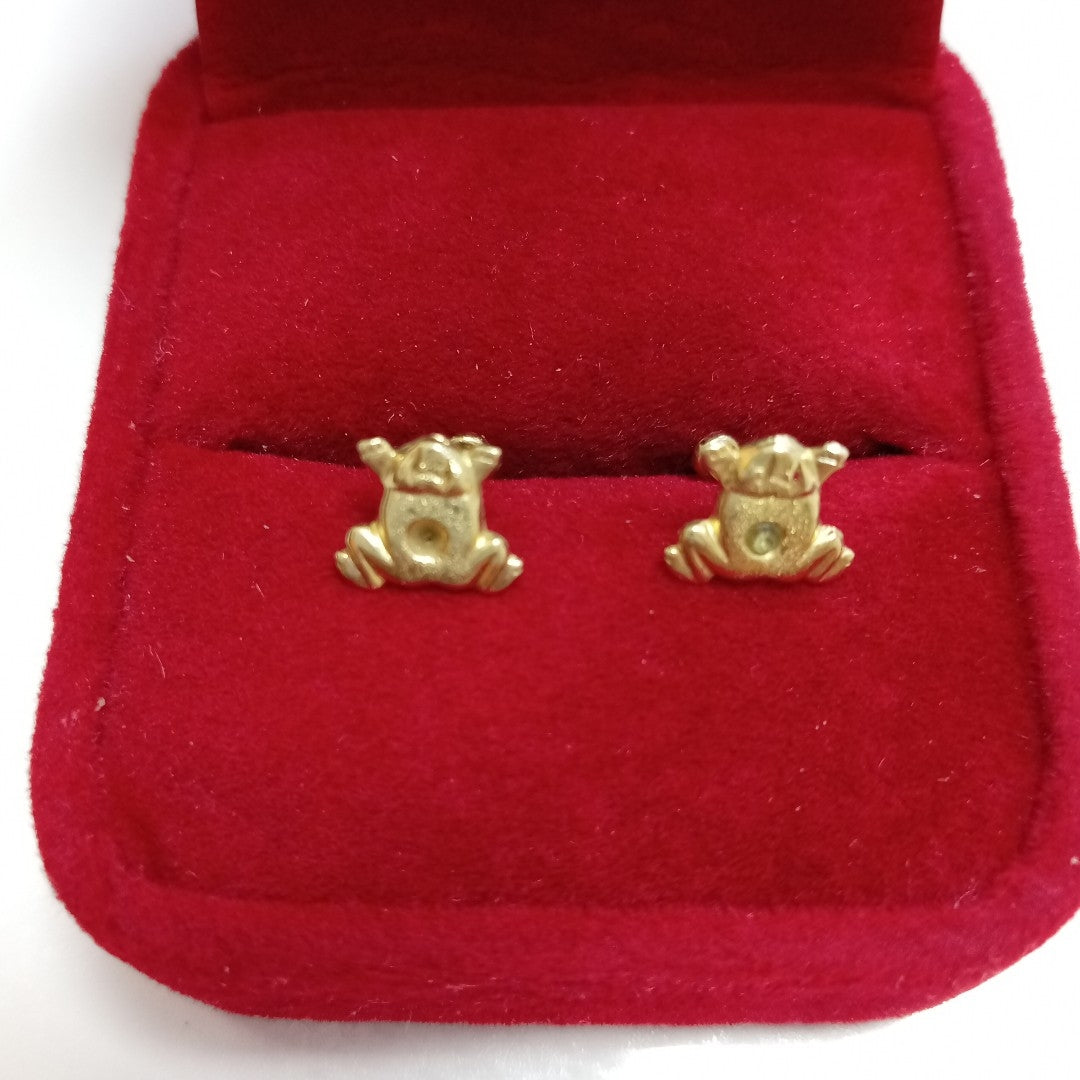 BROQUELES PAR ORO 10 K 0,30 GRMS (SEMINUEVO)