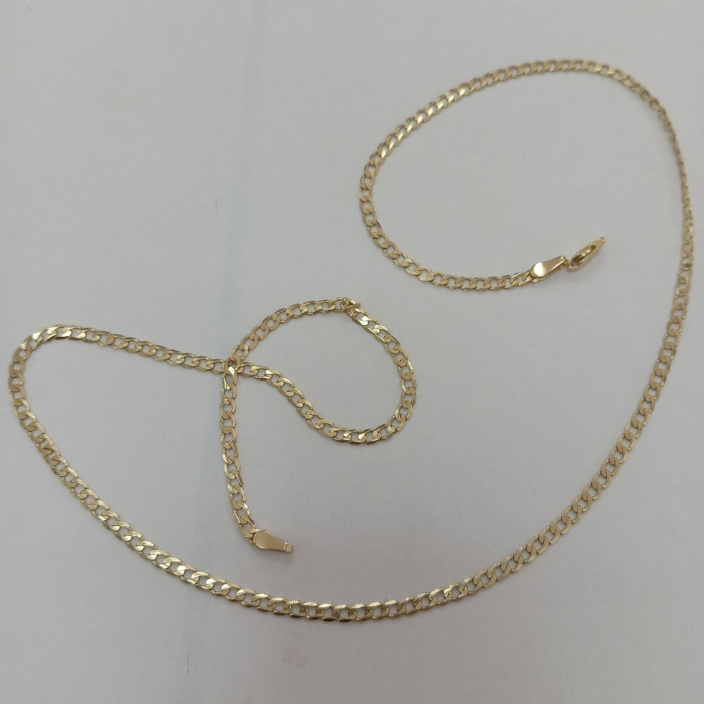 CADENA TEJIDO BARBADA 14K 60 CM 8.9 GR (NUEVO)