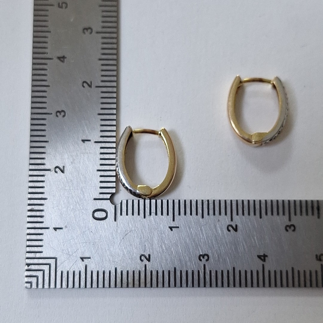 ARRACADAS PAR ORO 14 K 1.1 GRMS (SEMINUEVO)