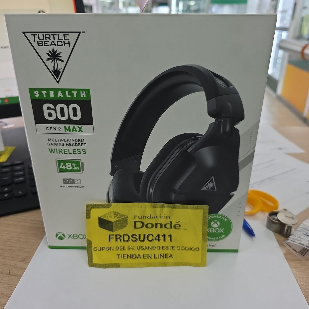 AUDIFONOS TURTLE BEACH STEALTH 600 INALAMBRICO OVER EAR (SEMINUEVO)