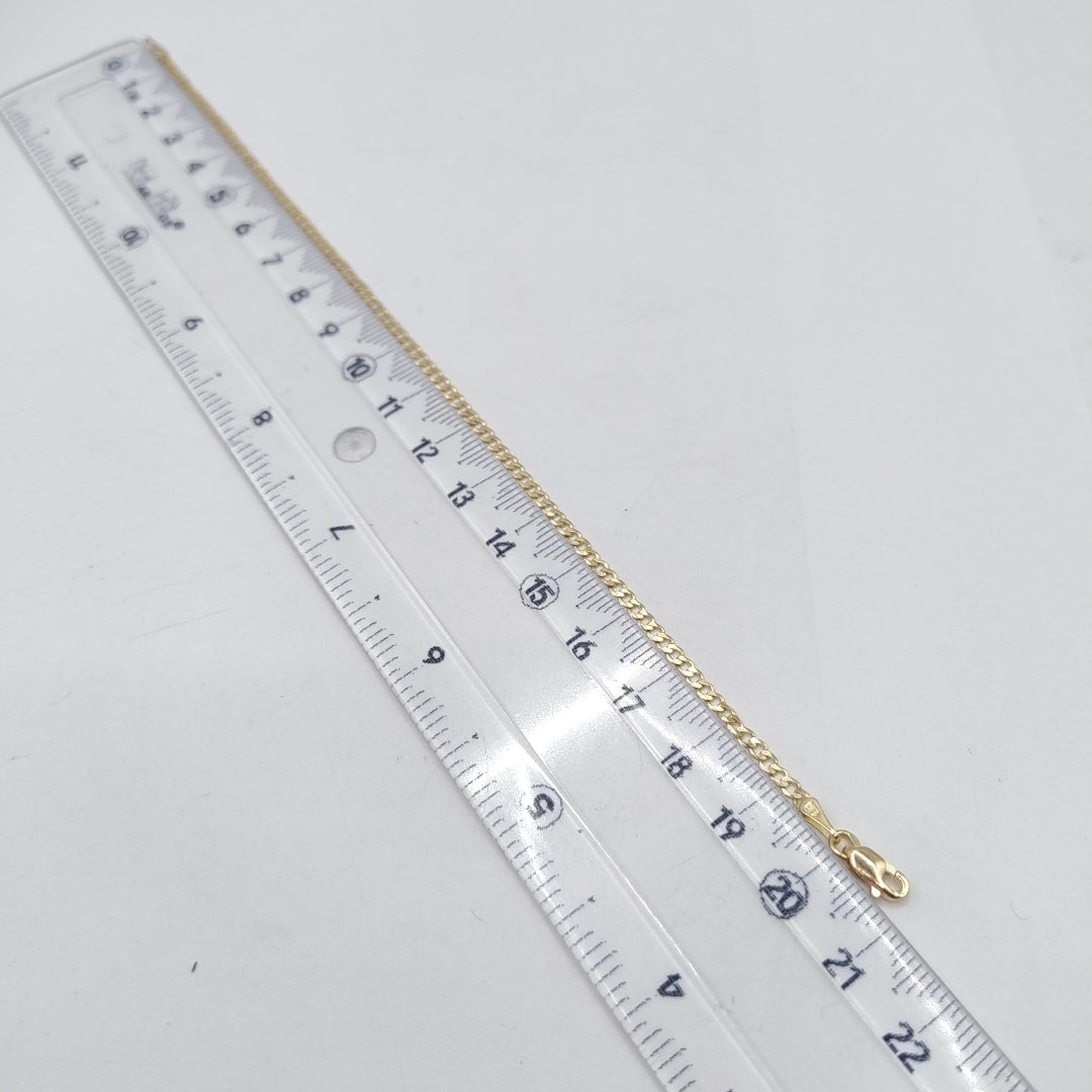 PULSERA BARBADA 14K 21 CM 2.3 GR (NUEVO)