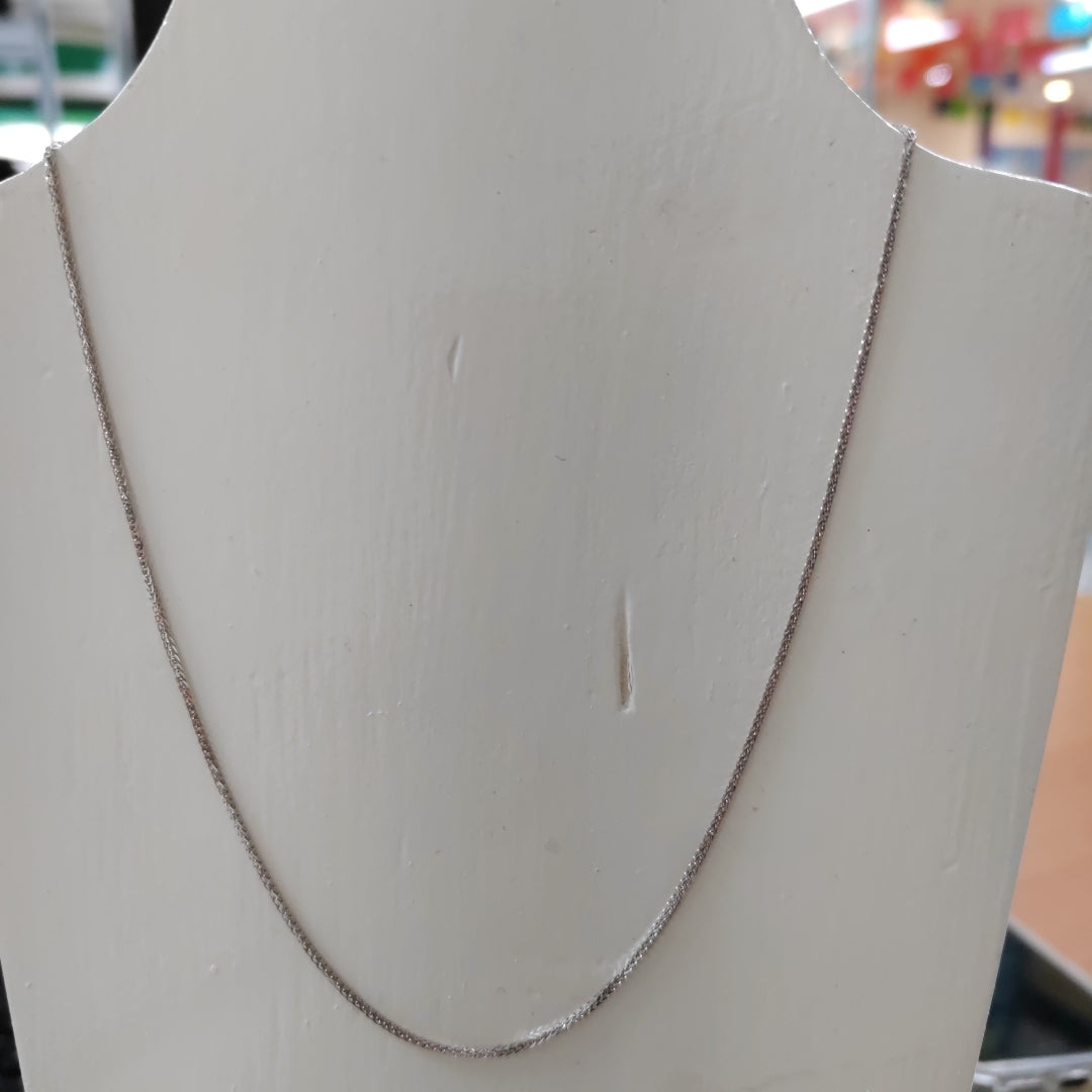 CADENA ORO BLANCO 14 K 1,80 GRMS (SEMINUEVO)